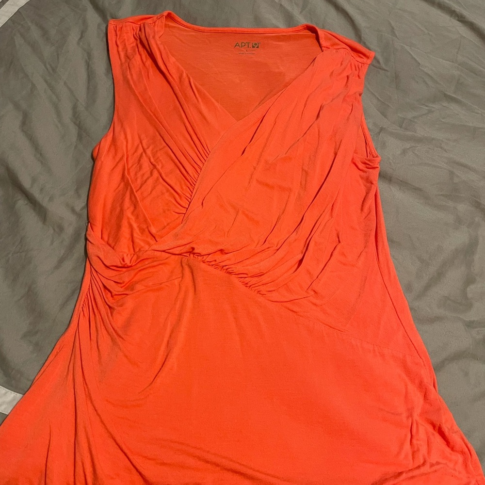 Peachy/ mango tank top